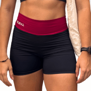 Shorts basic Preto/Wine