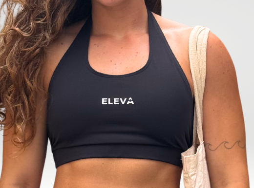 Top Frente única Preto